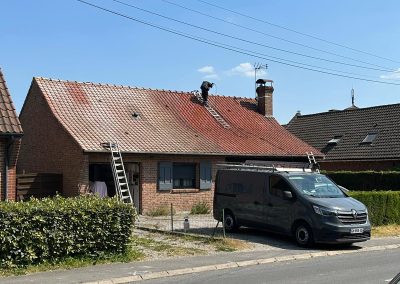 Démoussage toiture à Béthune
